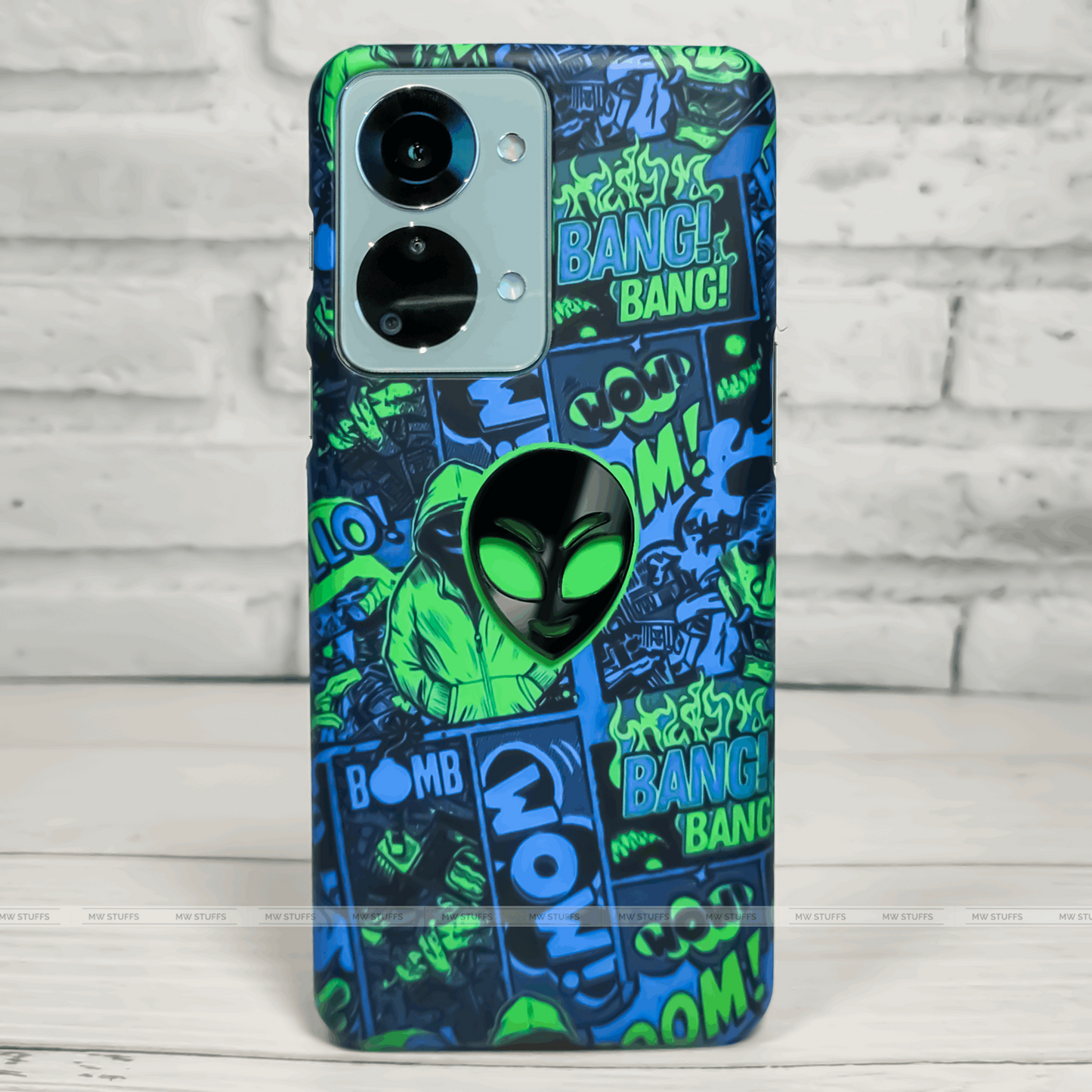 4D Alien Logo Matte Case -  - MW Stuffs - 