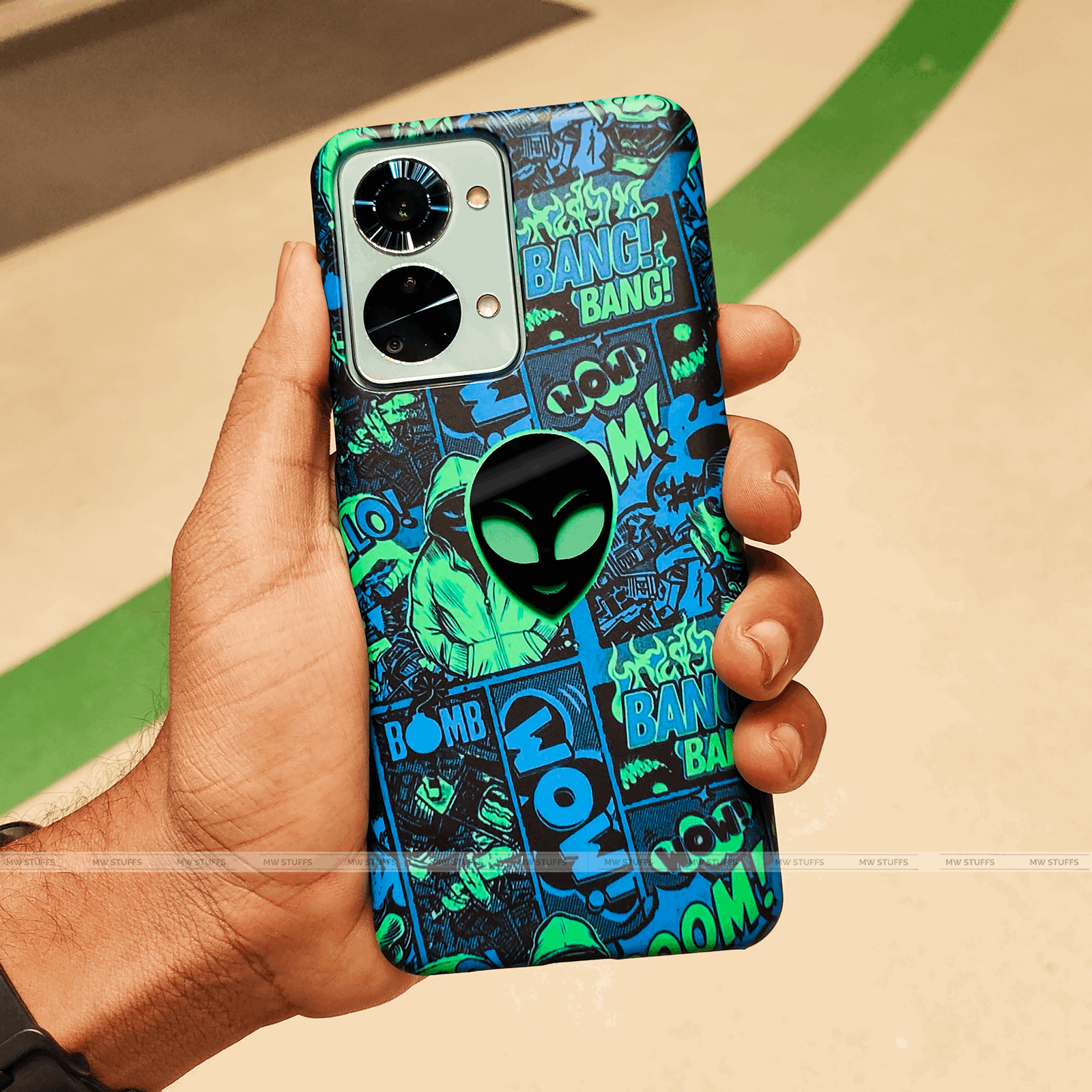 4D Alien Logo Matte Case -  - MW Stuffs - 