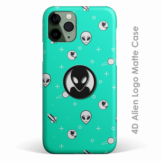 4D Alien Logo Matte Case -  - MW Stuffs - 