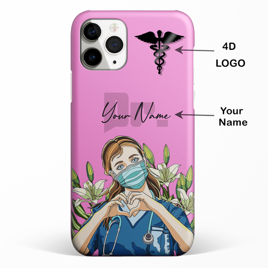 4D Doctor Logo Custom Name Matte Case -  - MW Stuffs - 