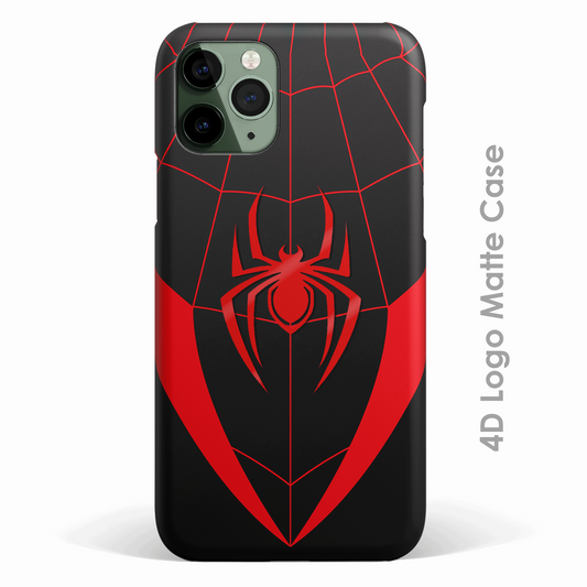 4D Spider Superhero Logo Matte Case -  - MW Stuffs - 