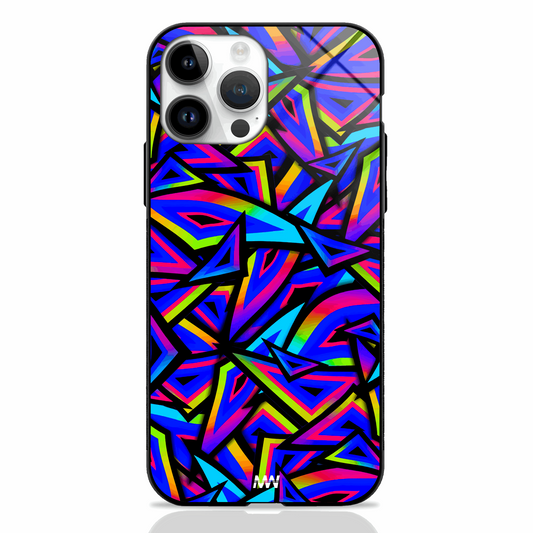 Abstract Pattern Glass Case -  - MW Stuffs - 