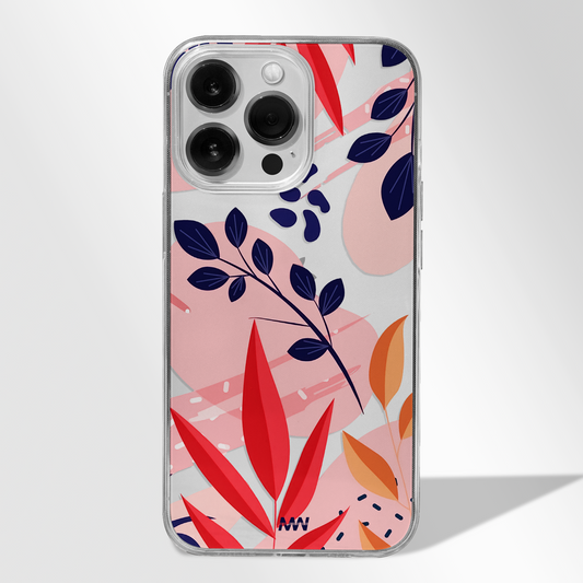 Aesthetic Floral Premium CLEAR CASE -  - MW Stuffs - 