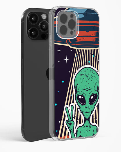 Alien Peace Clear Silicone Case