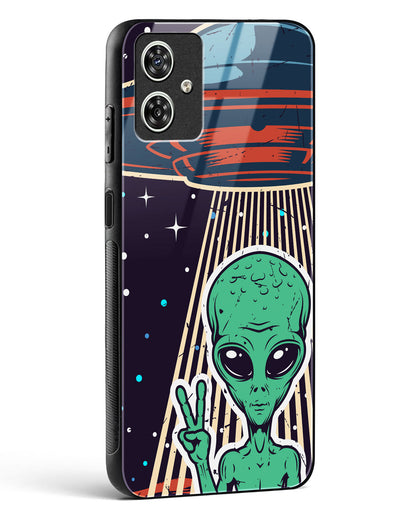 Alien Peace Glass Phone Case-Moto G54 5G