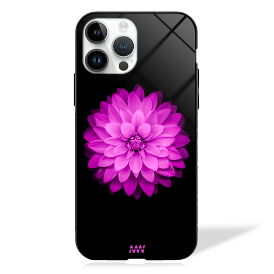 Amethyst Midnight Floral GLASS CASE -  - MW Stuffs - 