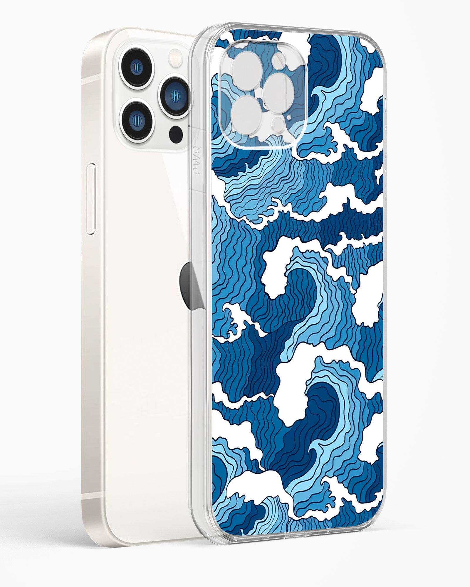 Artistic Wave Guard Clear Silicone Case