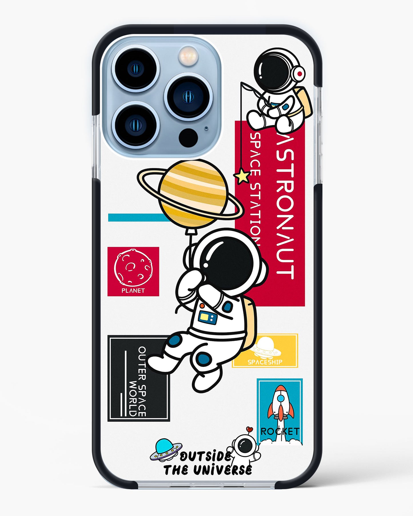 Astronaut Cartoon Impact Drop Protection Case