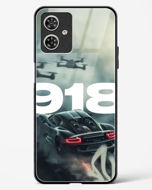 Automotive 918 Racing Glass Phone Case-Moto G54 5G