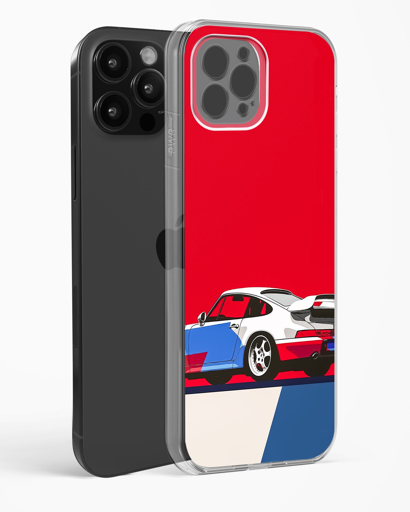 Automotive Racing Clear Silicone Case