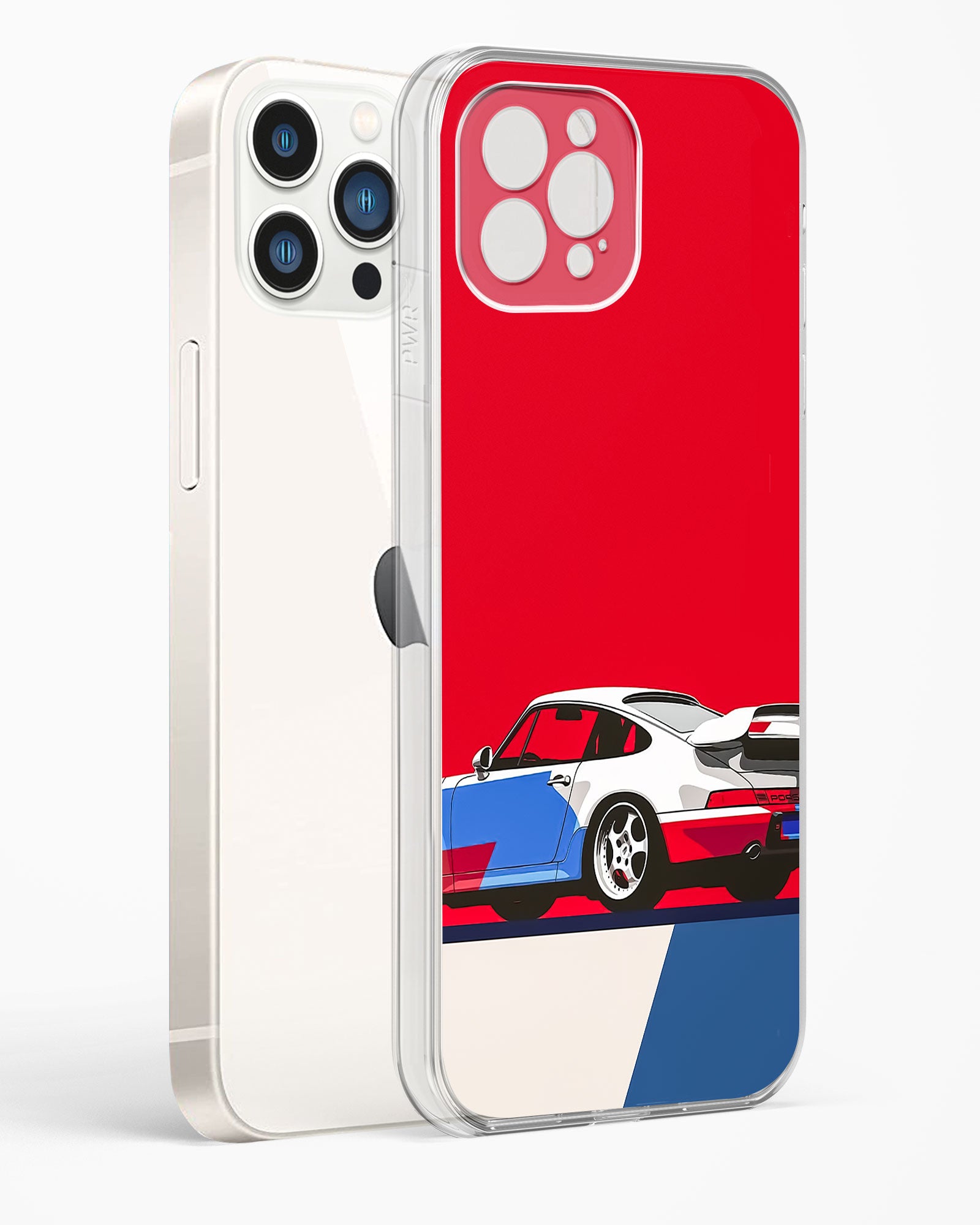 Automotive Racing Clear Silicone Case