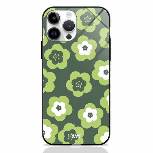 Blossoms Green Garden Premium Glass Case -  - MW Stuffs - 