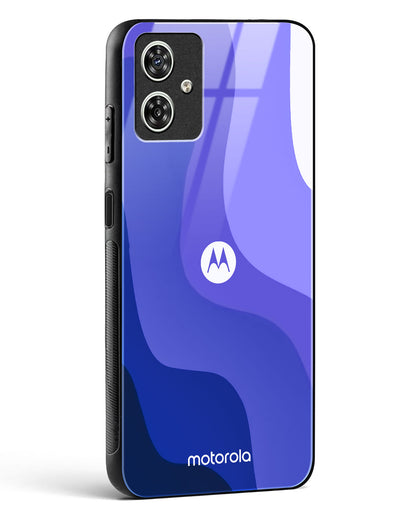 Blue Wave Glass Phone Case-Moto G54 5G