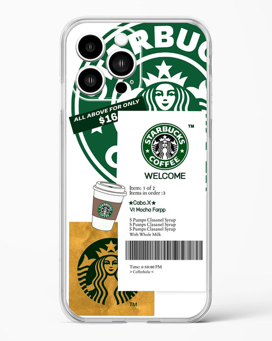 Caffeine Chic Starbucks Clear Silicone Case