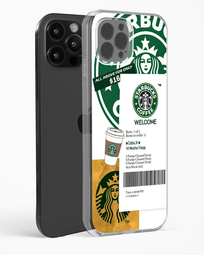 Caffeine Chic Starbucks Clear Silicone Case