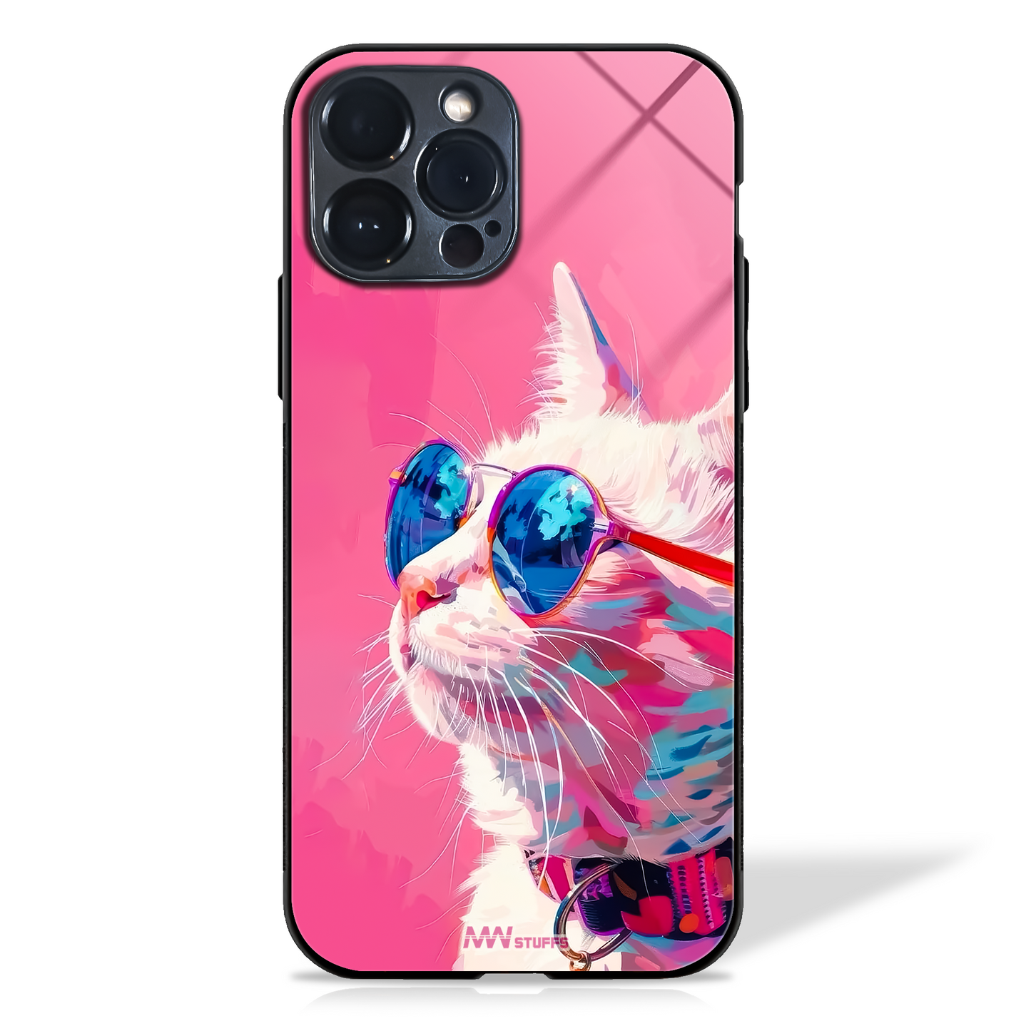 Catitude Cool Cat Glass Case