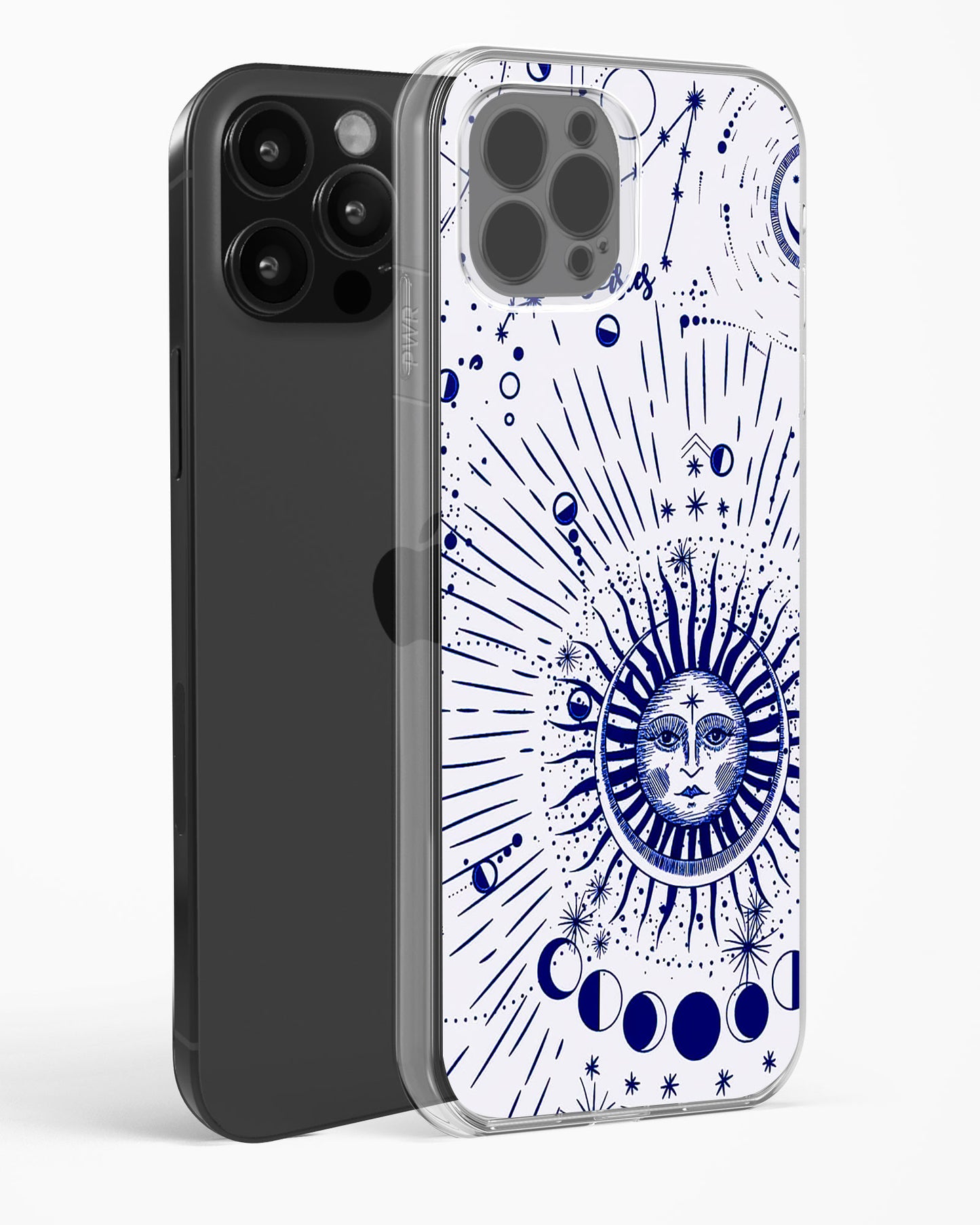 Celestial Radiance Clear Silicone Case