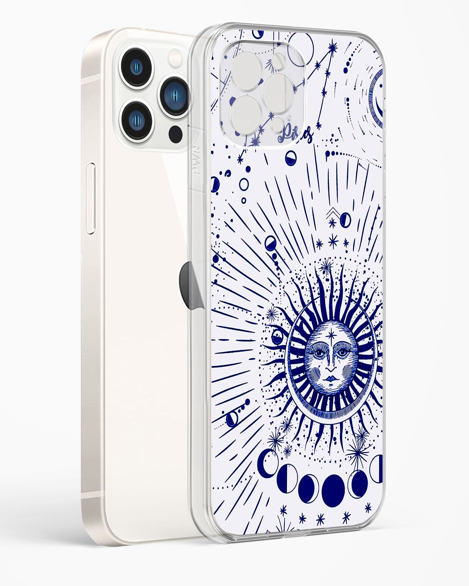 Celestial Radiance Clear Silicone Case