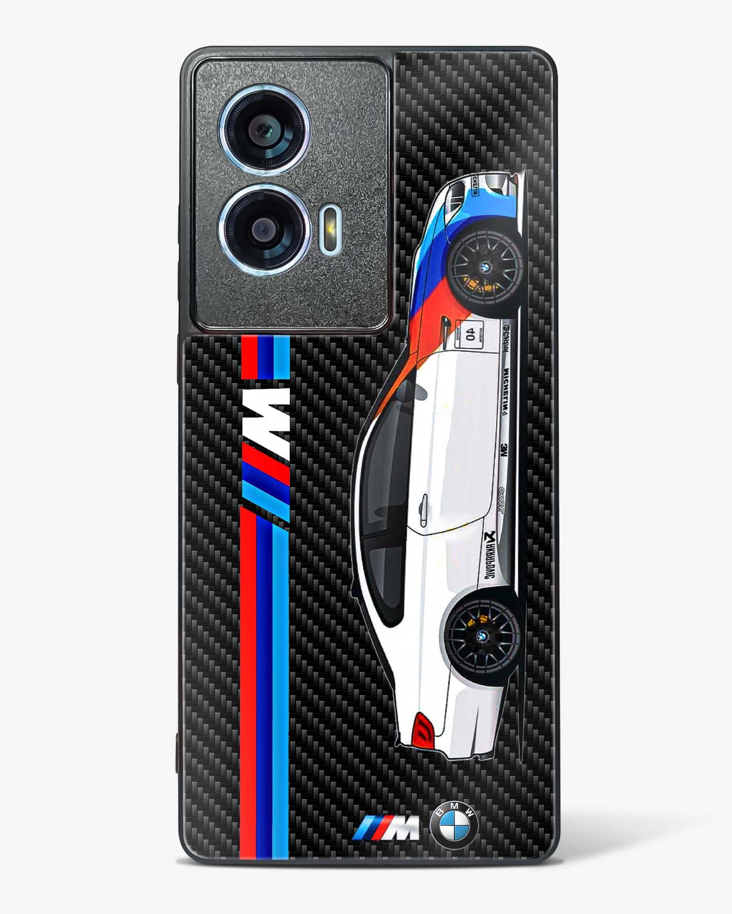 Cool Auto Racing Glass Phone Case-Motorola Edge 50 Fusion