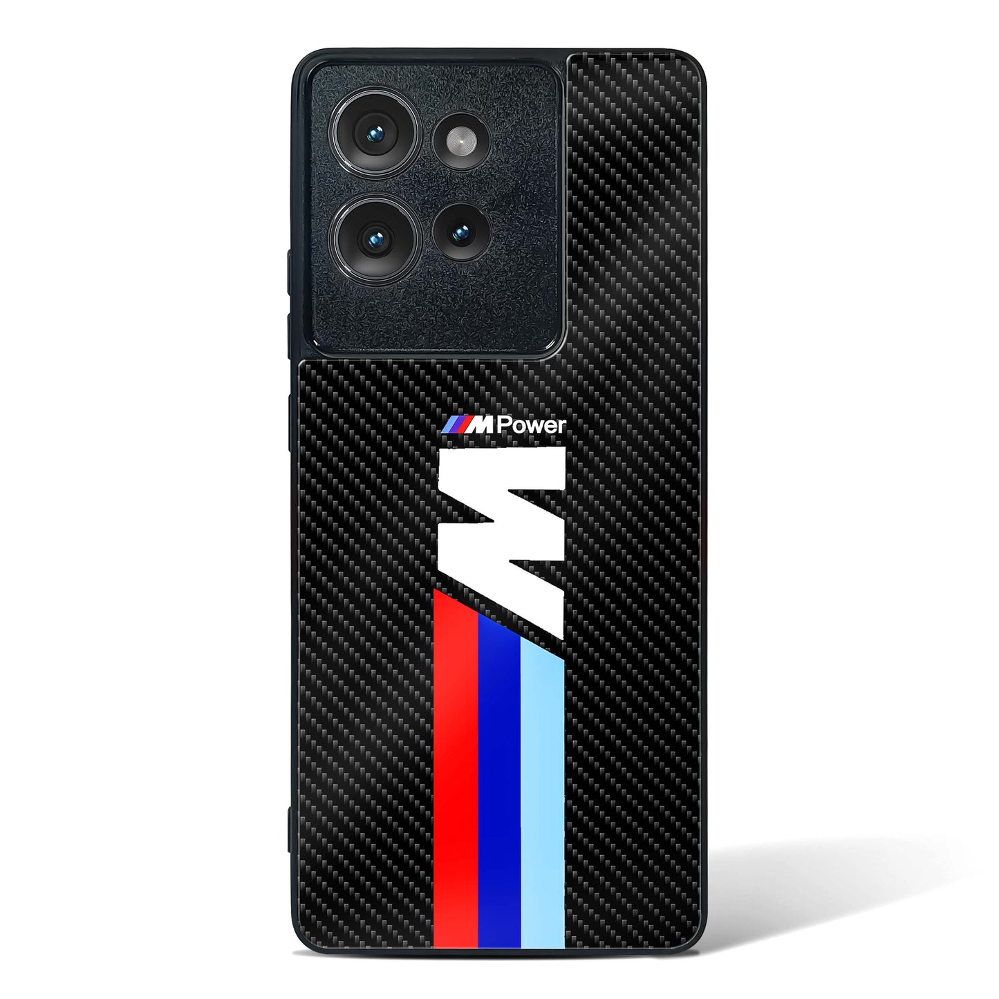 Cool Racing Striped Glass Phone Case-Motorola Edge 50 (2 Colors)