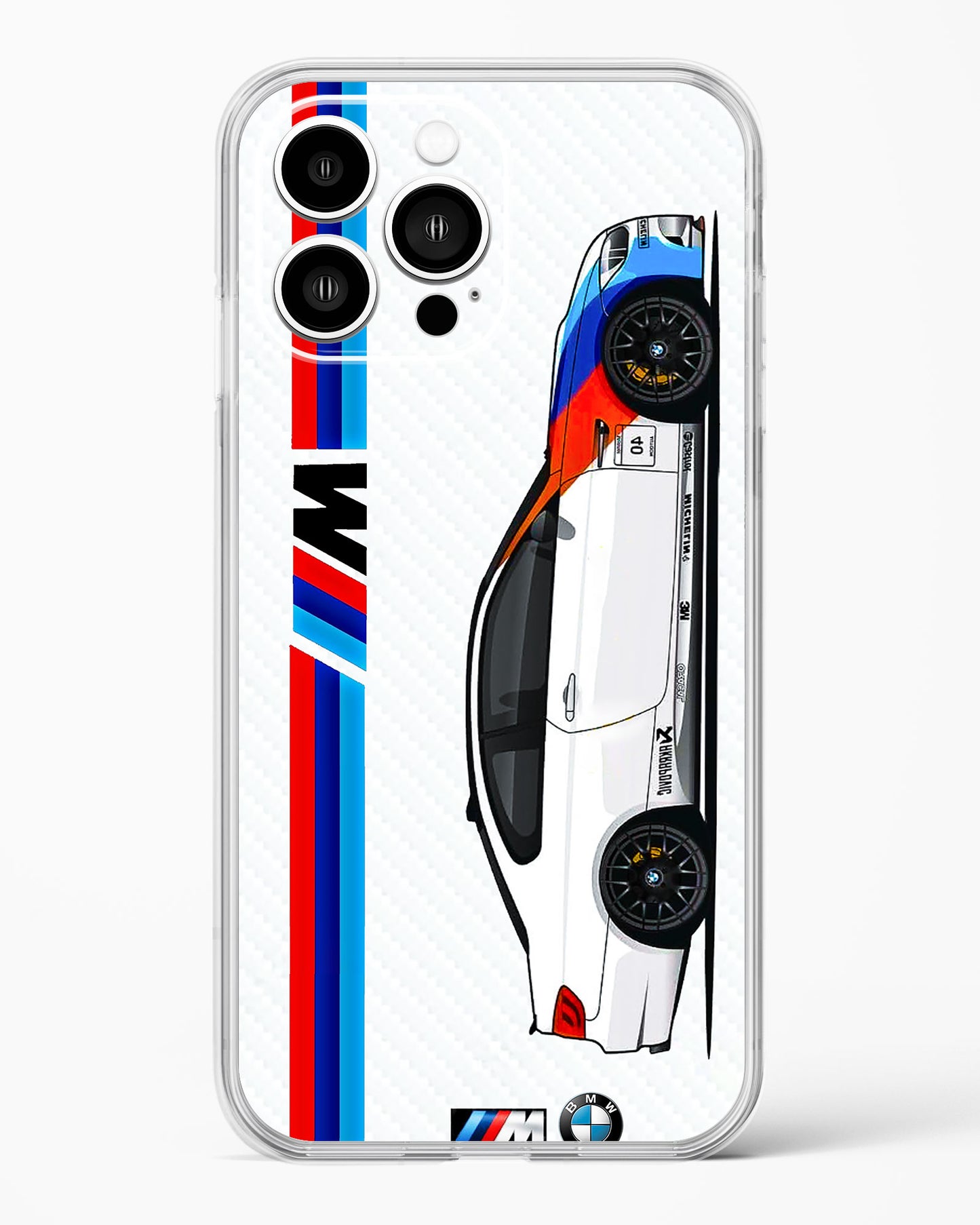 Cool Racing Car Clear Silicone Case