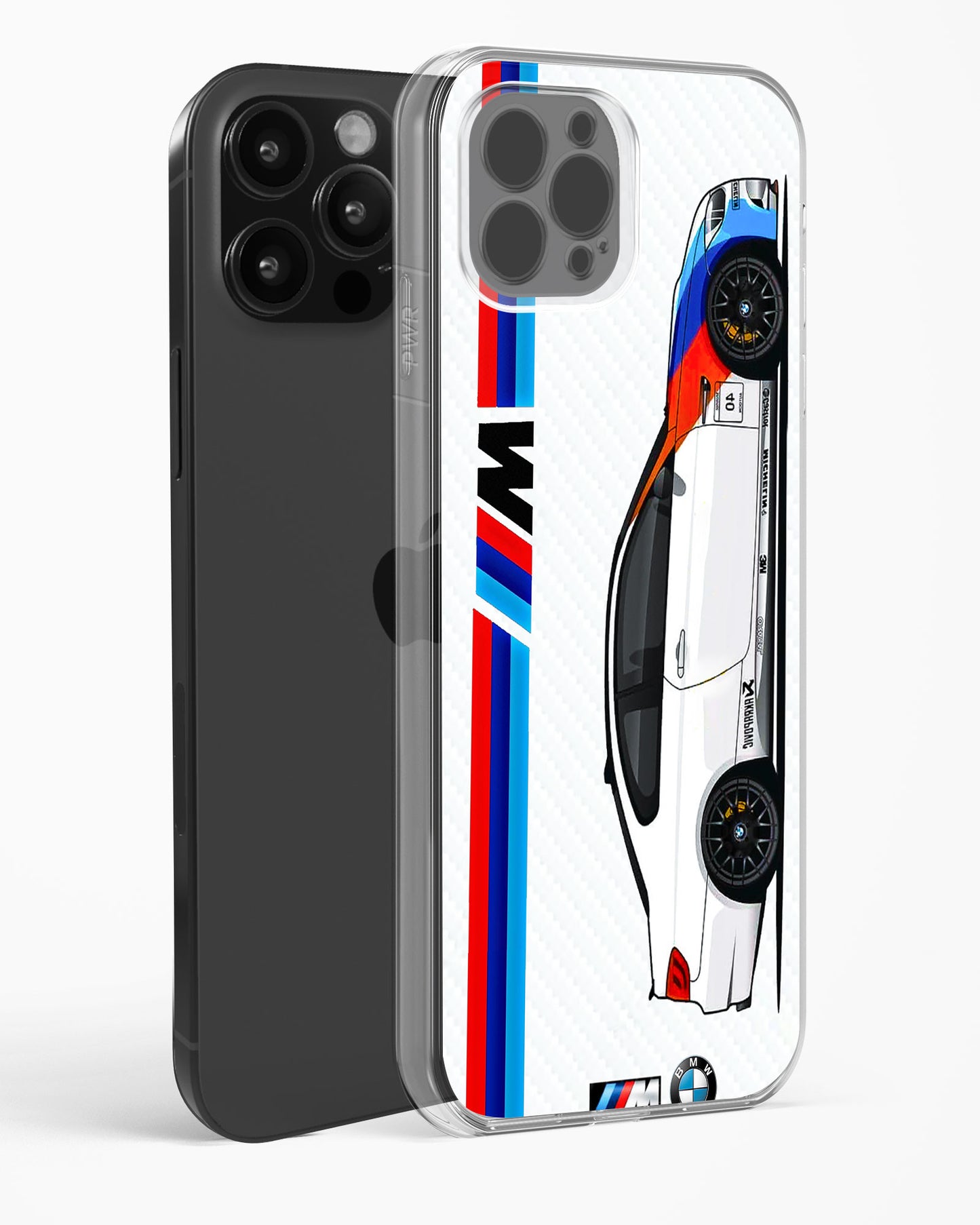 Cool Racing Car Clear Silicone Case