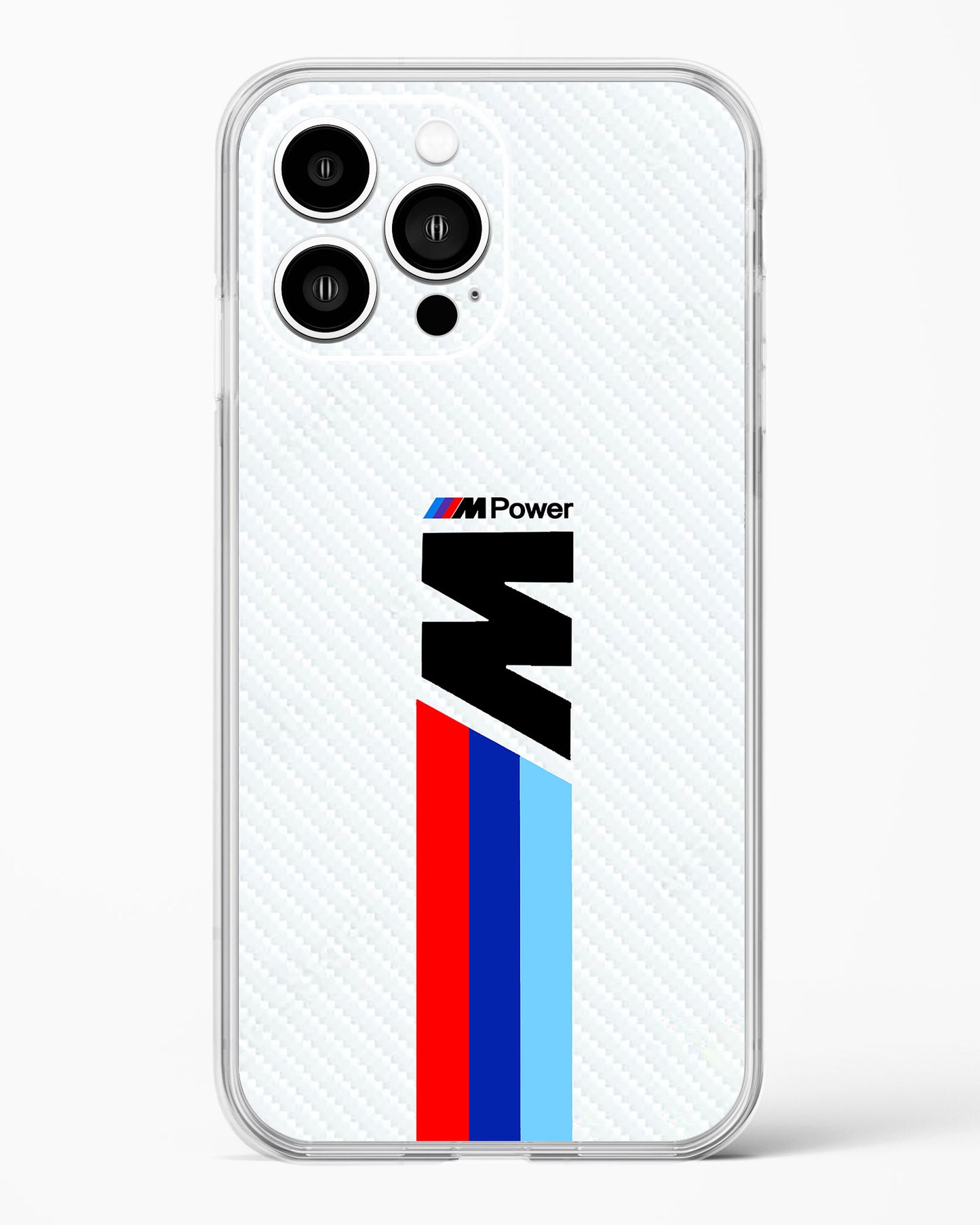 Cool Racing Striped Clear Silicone Case