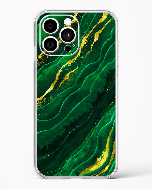 Emerald Marble Clear Silicone Case