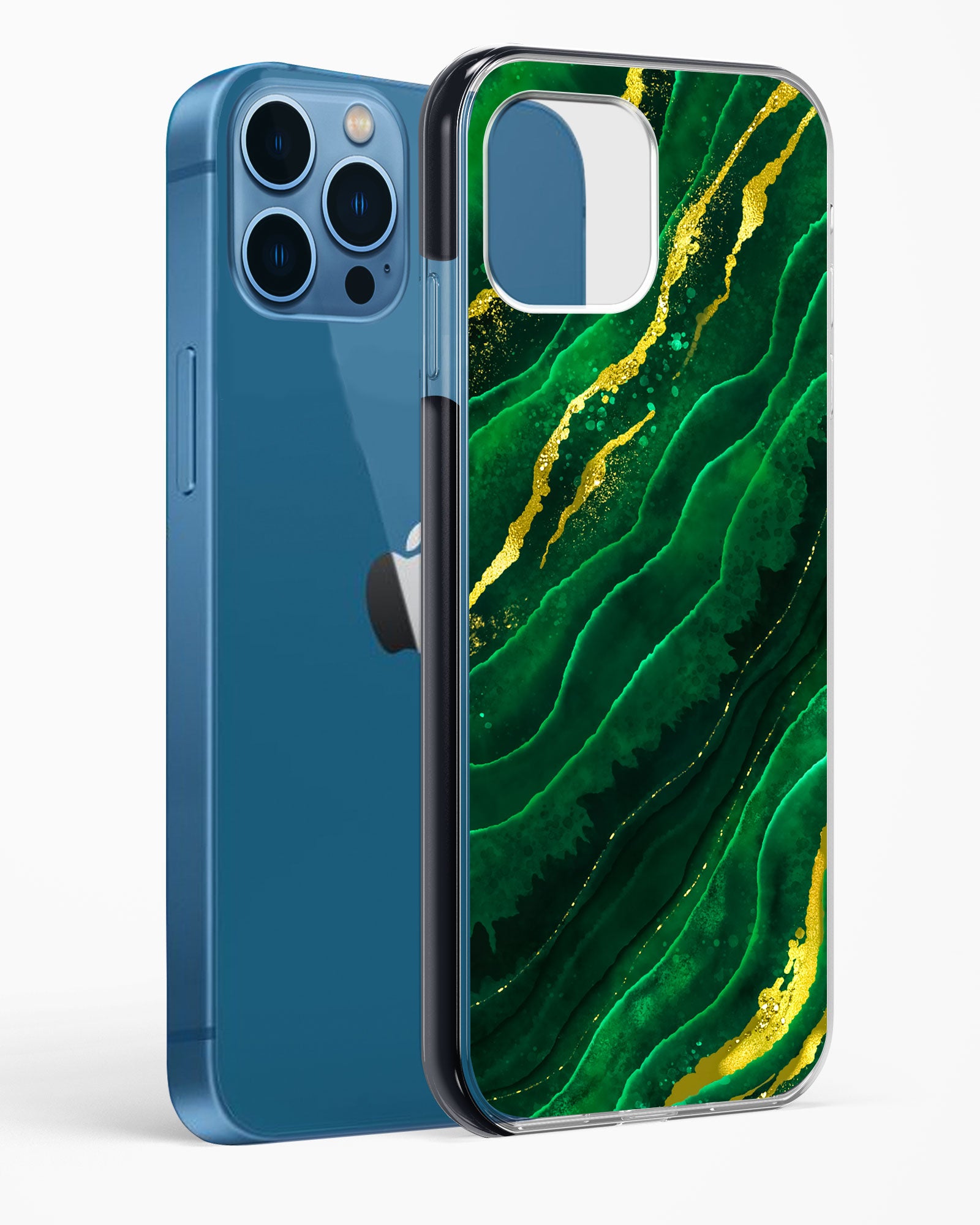 Emerald Marble Impact Drop Protection Case