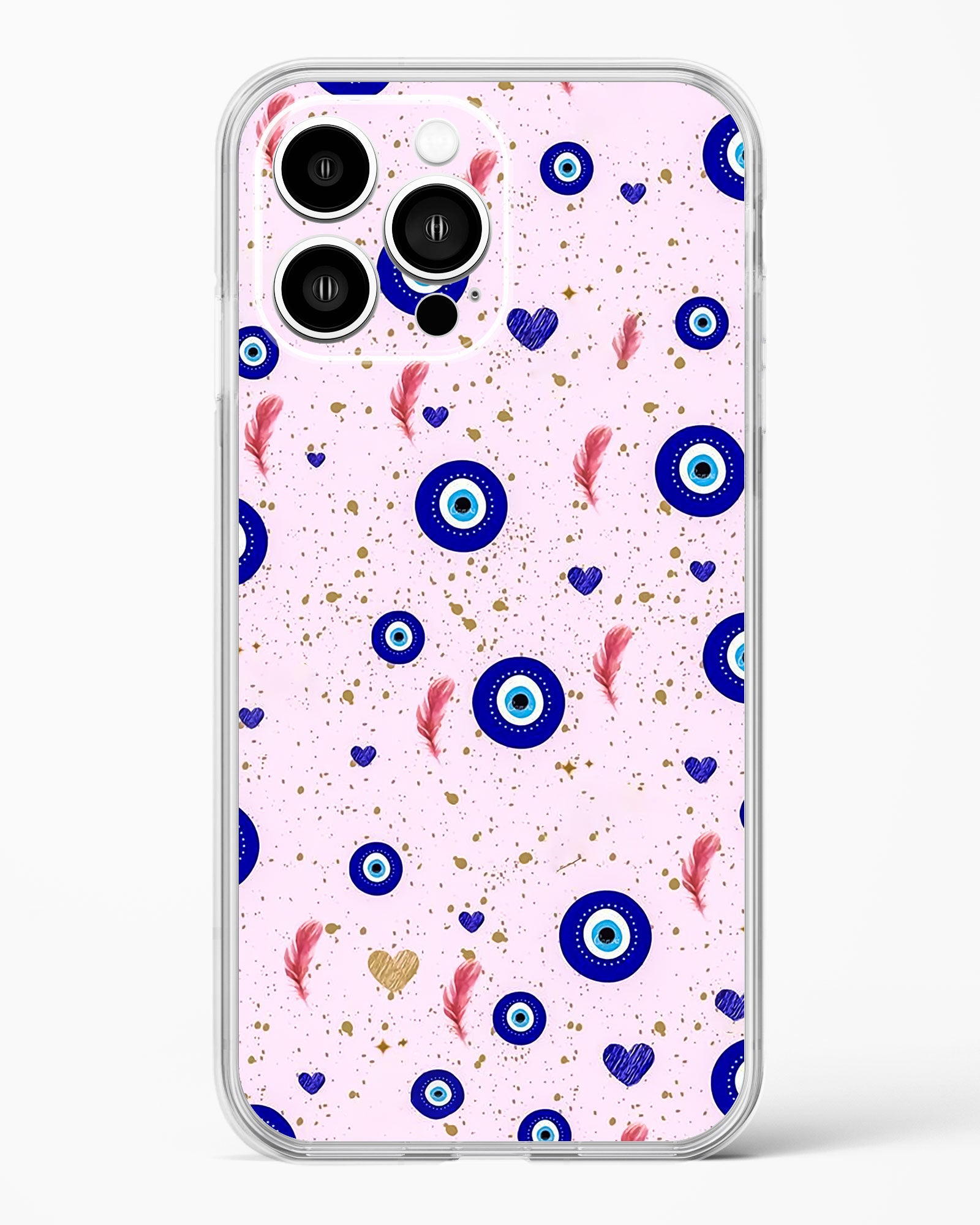 Evil Eye Amulet Clear Silicone Case