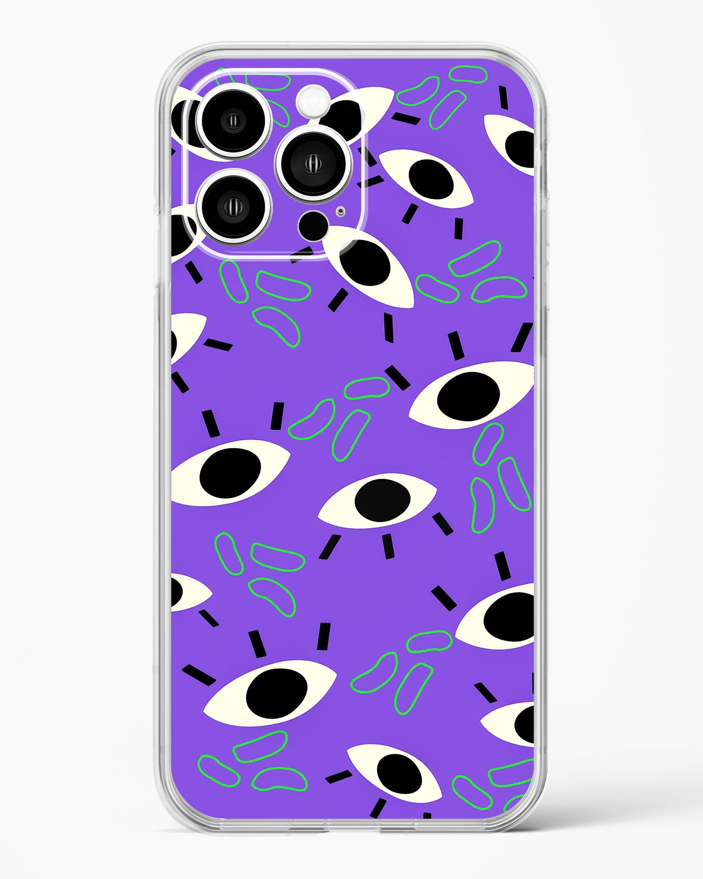 Evil Eye Protection Clear Silicone Case