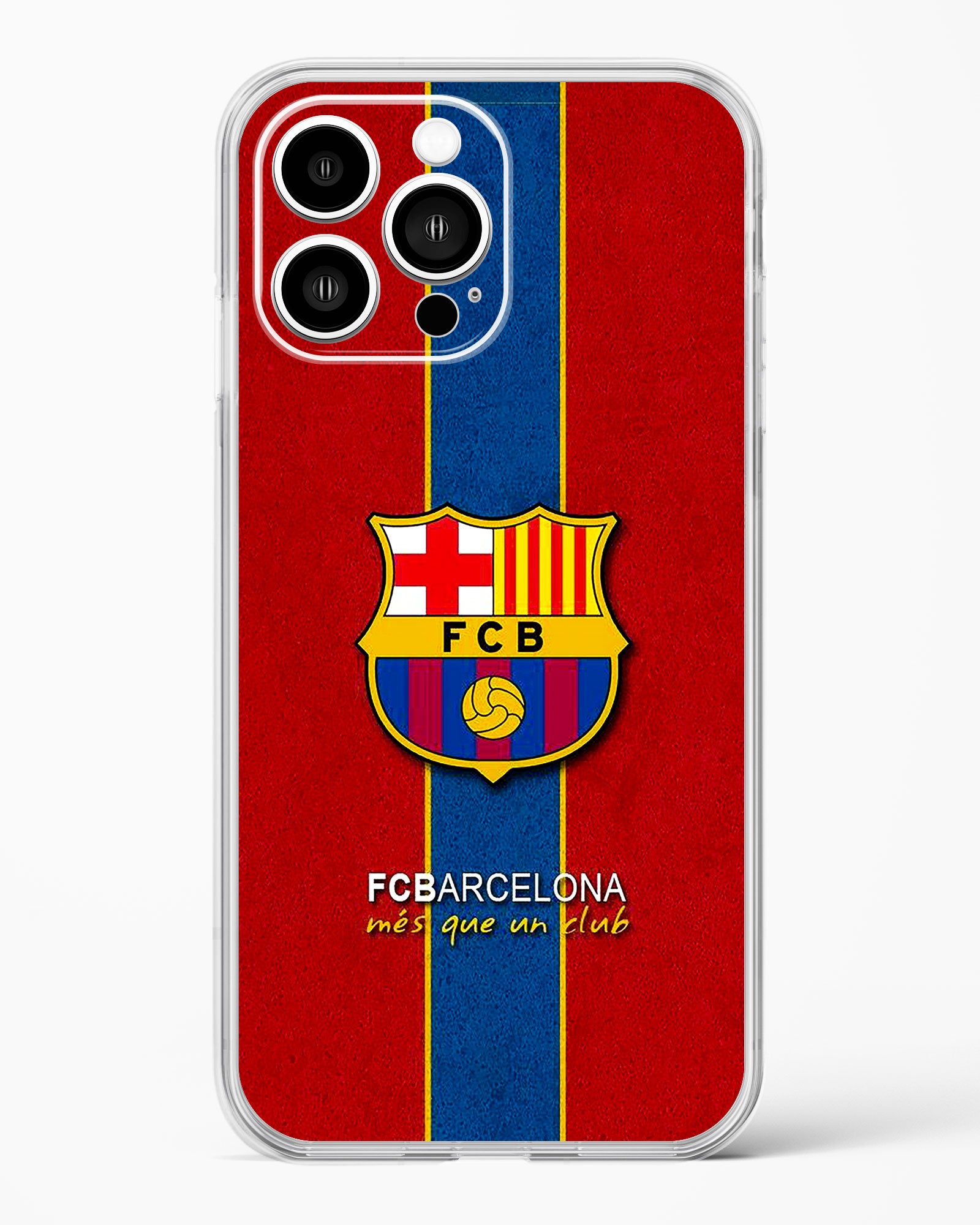 FCB inspired Clear Silicone Case