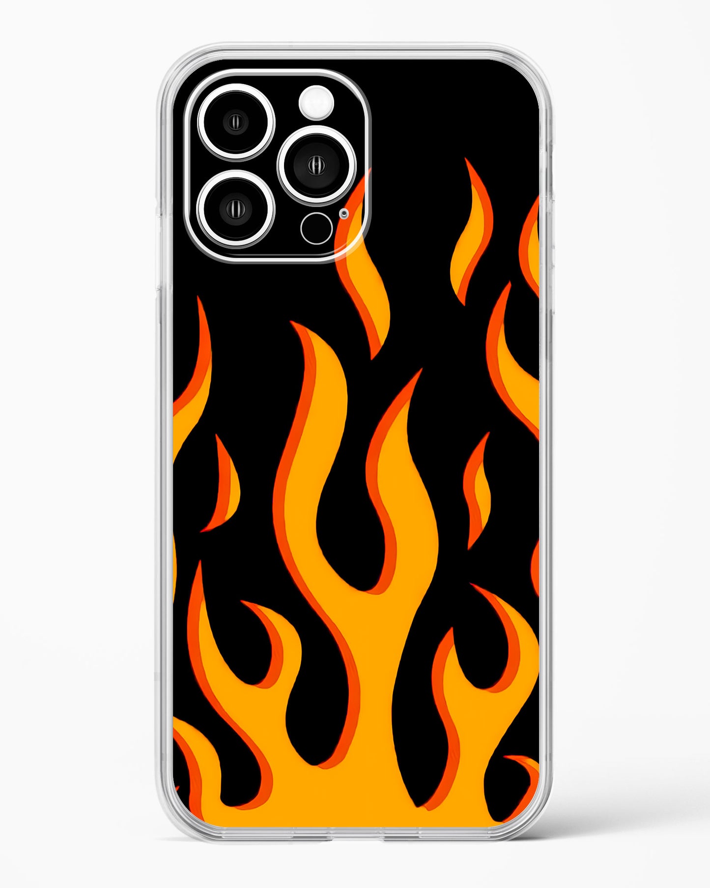 Flame Fusion Clear Silicone Case