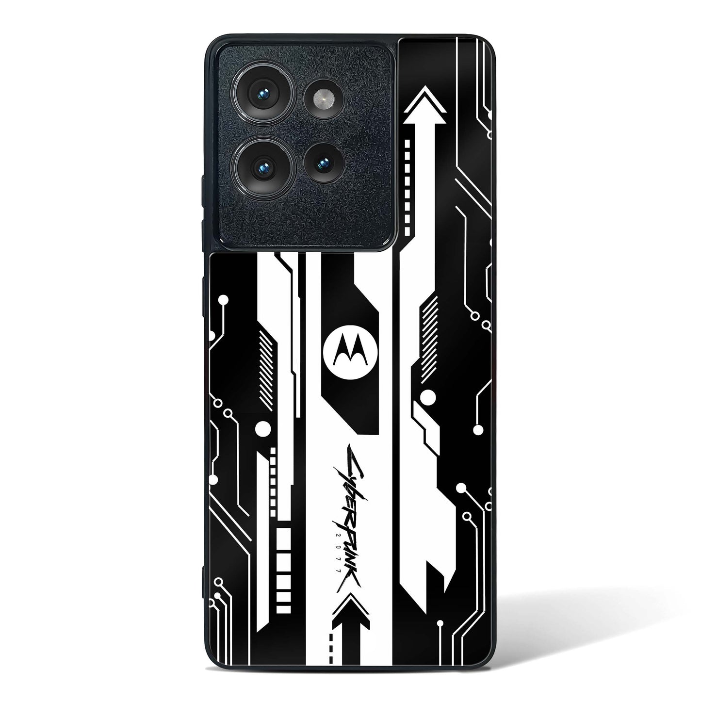 Gaming Abstract Glass Phone Case-Motorola Edge 50 (5 Colors)