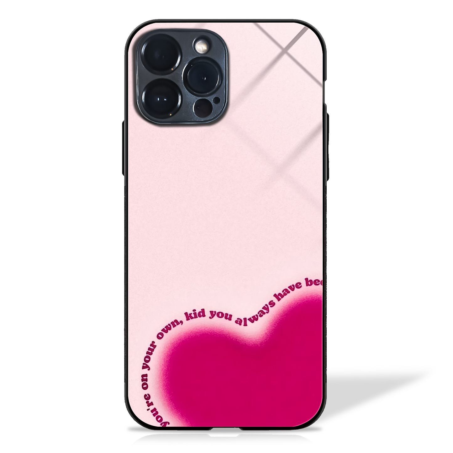 Glowing Heart Glass Case