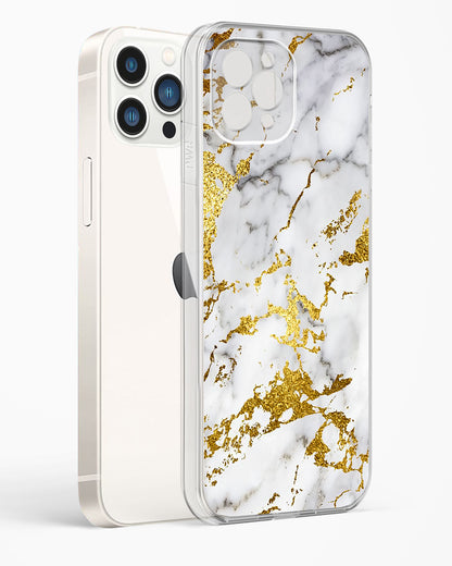 Gold Vein Marble Clear Silicone Case