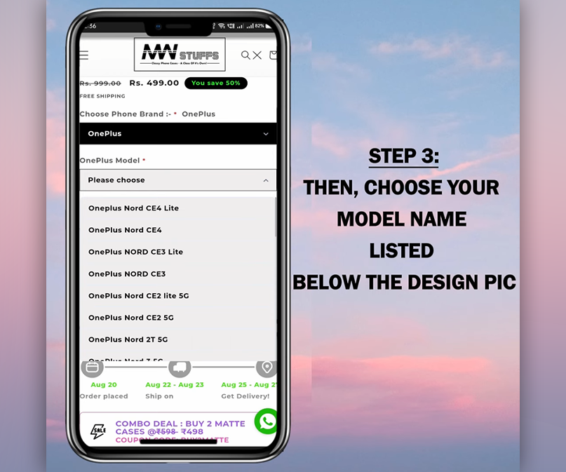 Load video: How to Order Your Perfect Designer Phone Cases from mwstuffs.com