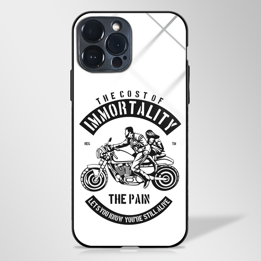 Ride Eternal - Motorcycle Philosophy Glass Case