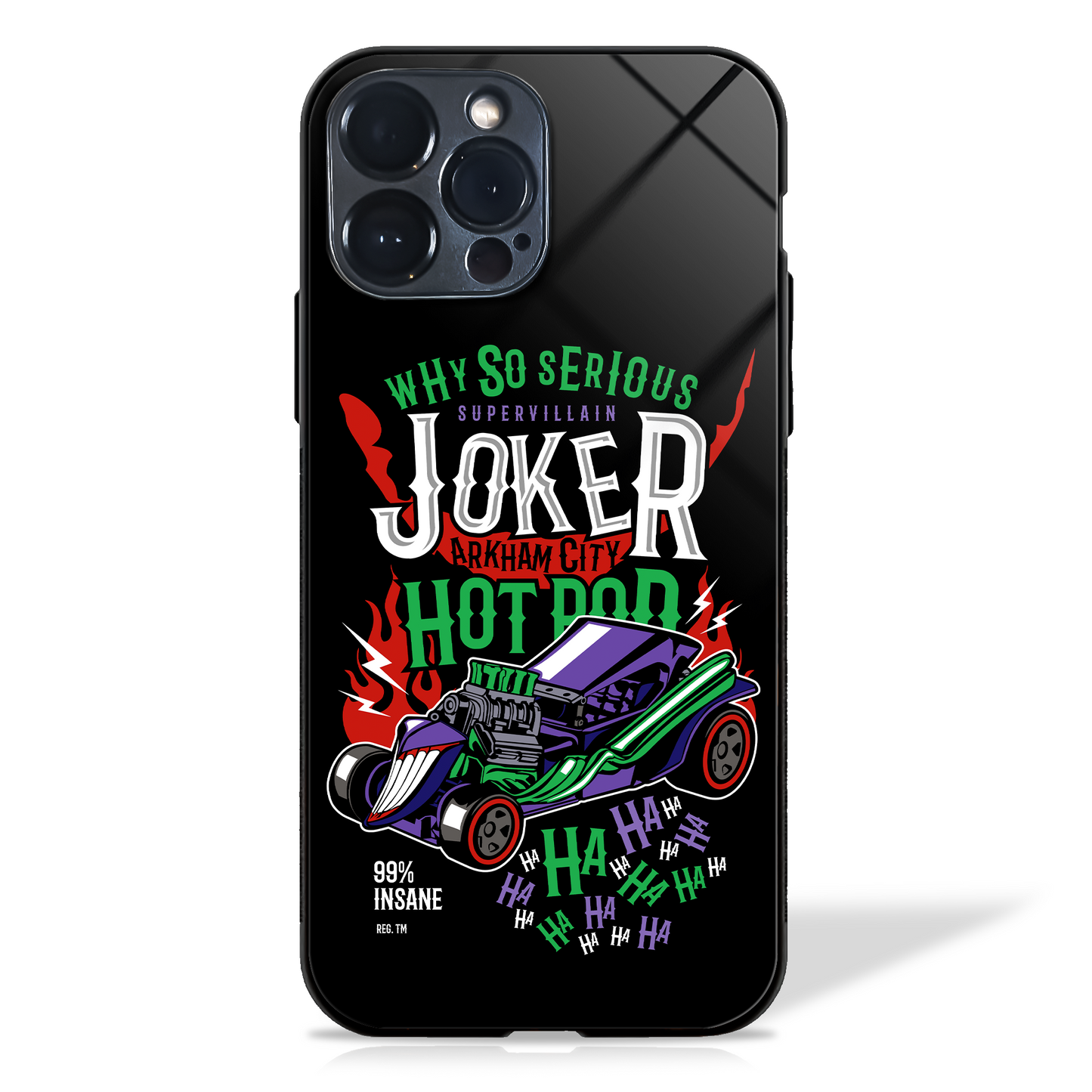 Arkham Racer - Supervillain Edition Automotive Glass Case