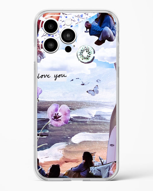 Lovely Beach Day Clear Silicone Case