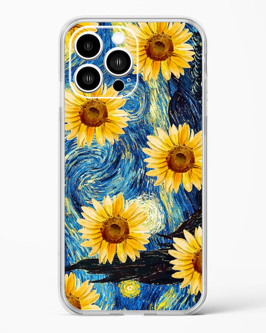 Luminous Sunflower Art Clear Silicone Case