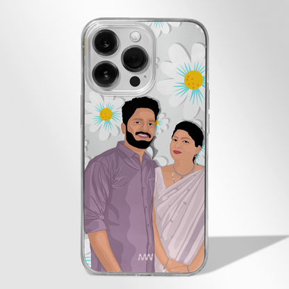 Personalized illustration Printed CLEAR CASE