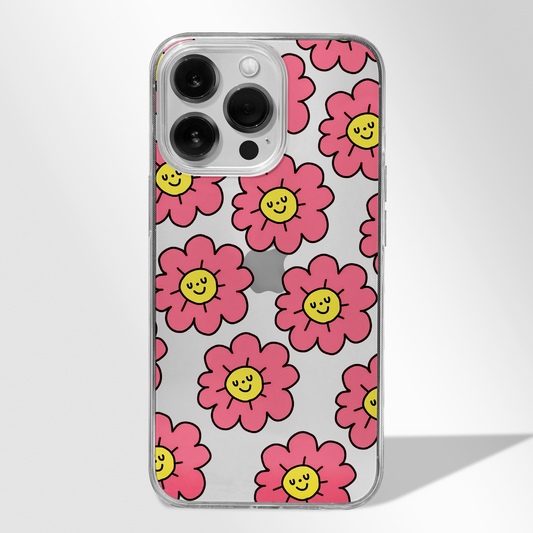 Beautiful Blossom Floral Pattern CLEAR CASE