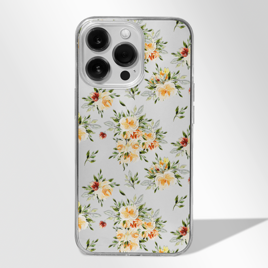 Floral Pattern CLEAR CASE