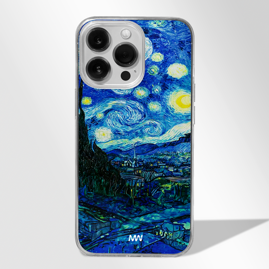 Starry Night Art Inspired CLEAR CASE