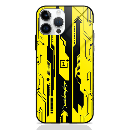 Gaming Abstract Theme GLASS CASES (Yellow, Black, Red & White)