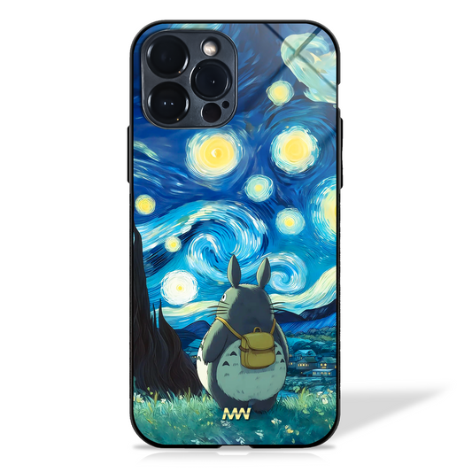 Van Gogh Totoro Glass Case