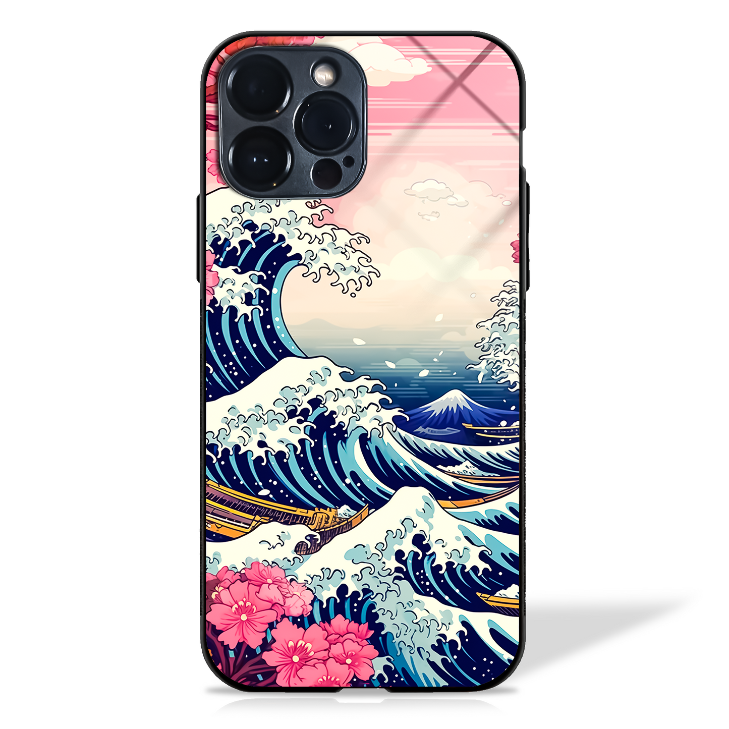 The Great Wave off Kanagawa-Inspired Glass Case Edition