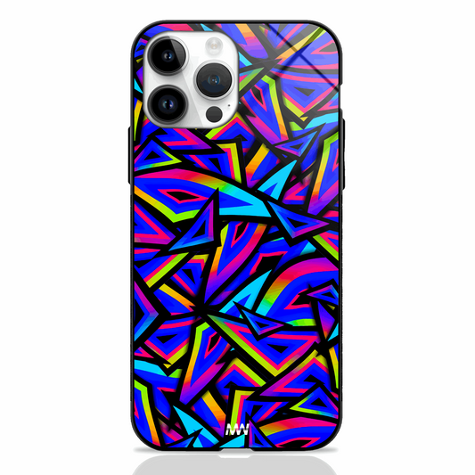 Abstract Pattern Glass Case