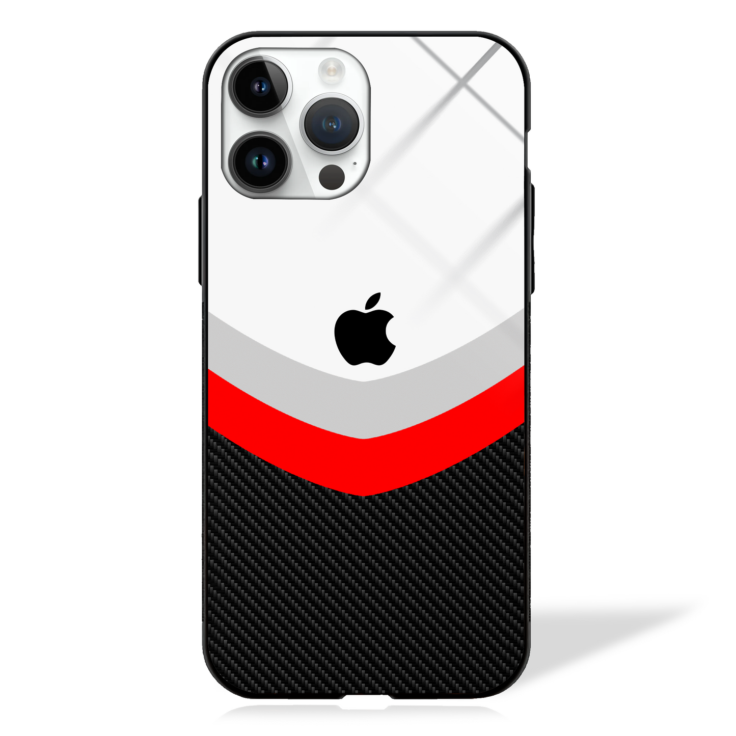 Color Pattern With Custom Mobile Logo GLASS CASES